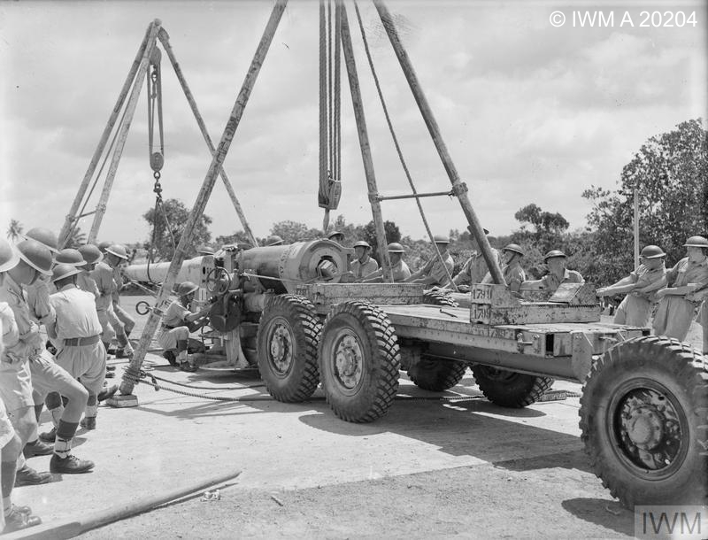 Royal Marines training at Ceylon, September 1943.